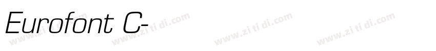 Eurofont C字体转换